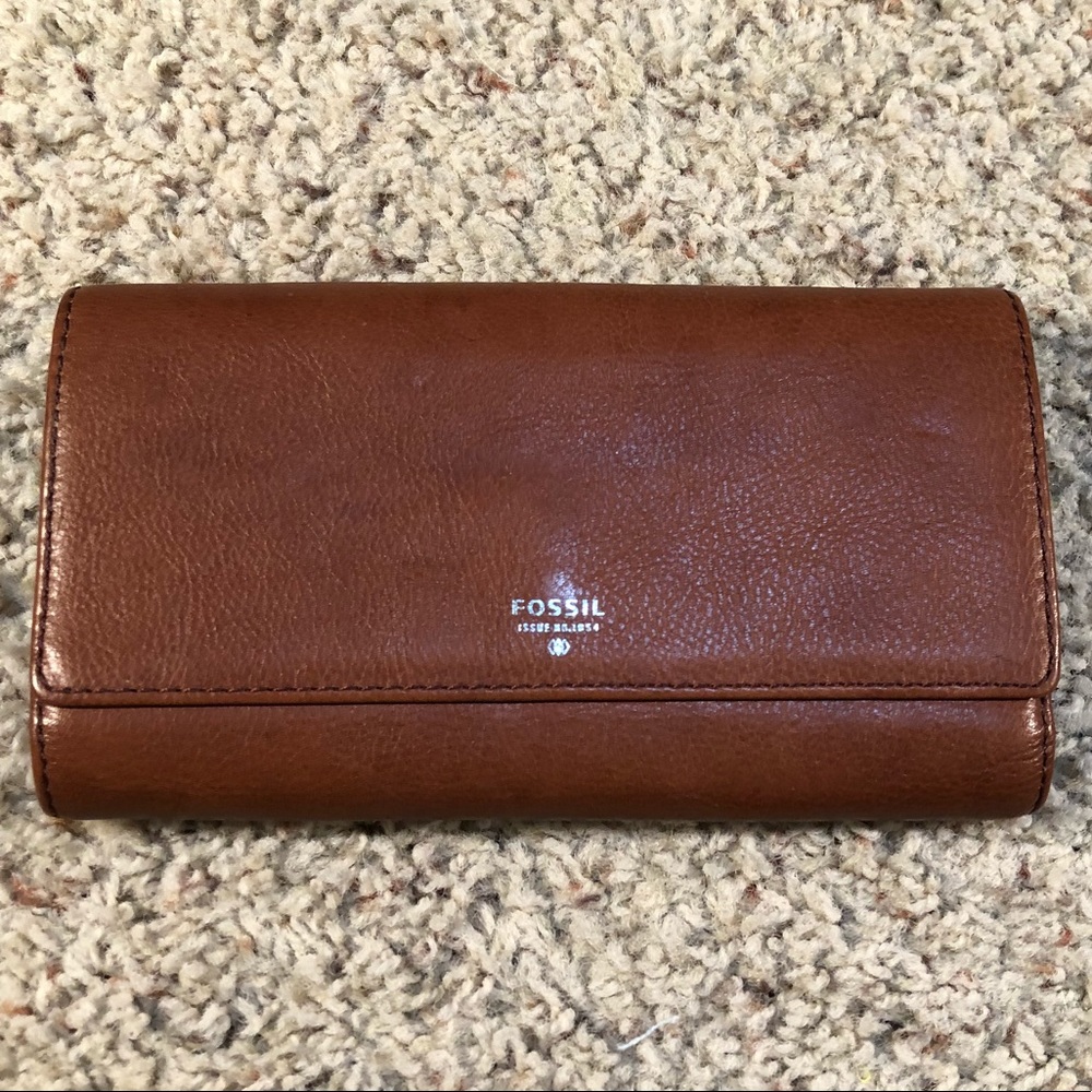 Leather Fossil Wallet